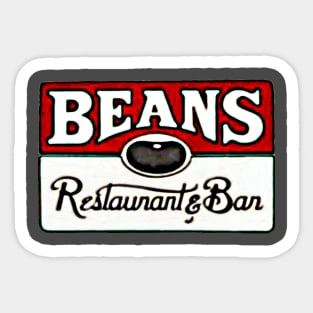 BEANS Bar and Restaurant - Austin, Texas Sticker